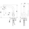 Смеситель для кухонной мойки Lemark Comfort (LM3061C)