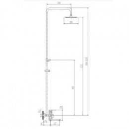 Душевая система Haiba (HB24806)