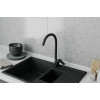 Смеситель для кухни RUSH Nevis, черный (NE1735-22Black)