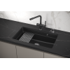 Кухонная мойка GRANULA Kitchen Space (7303U, ШВАРЦ)