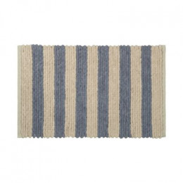 Коврик для ванной 1-ый Fixsen AMBER, mix синий+бежевый, 50х80см (FX-8040W)