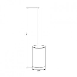 Ерш IDDIS Petite, белый матовый, 02, (PETWTPOi47)