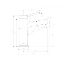 Смеситель Lemark Minima (LM3806C) для раковины