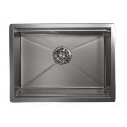 Кухонная мойка GRANULA (6045U, СТАЛЬ САТИН)