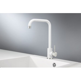 Смеситель для кухни GRANULA (ST-4033, БЕЛЫЙ)