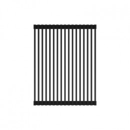 Кухонная мойка Lemark TABAGA 820 прямоугольная из нержавеющей стали с аксессуарами в комплекте: ролл-мат, коландер, разделочная доска цвет: чёрный матовый (9932136)