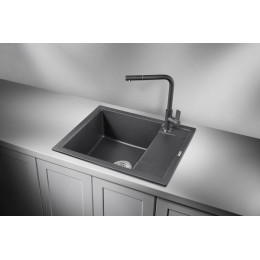 Кухонная мойка GRANULA (6002, ЧЁРНЫЙ)