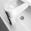 Смеситель для умывальника с инновационным управлением Push Control белый матовый IDDIS Slide (SLIWTBTi01)