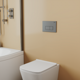 Клавиша смыва, графит, D&K Rhein (DB1499006), инсталляция DI8050127