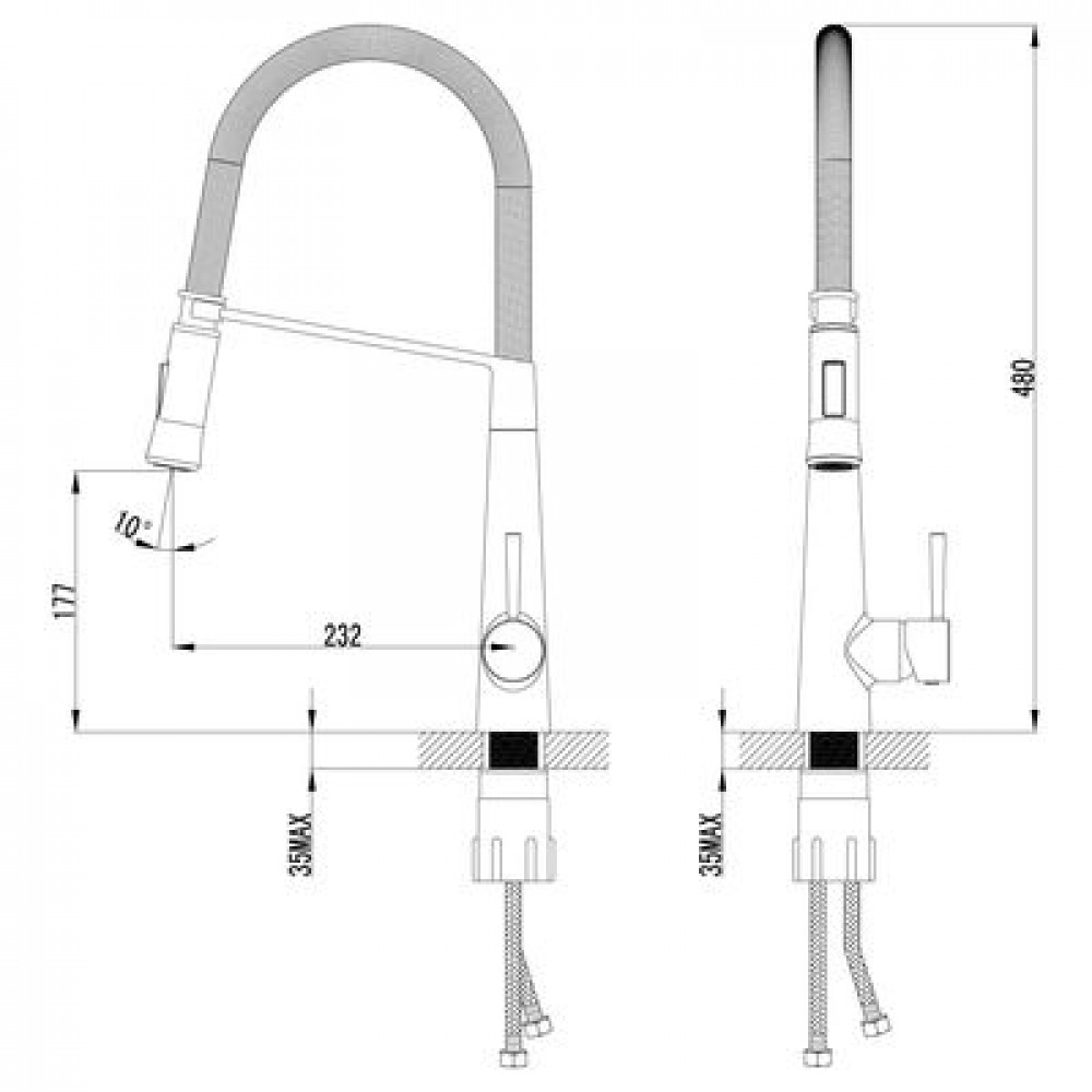 Смеситель для кухонной мойки Lemark Soul (LM6002C)