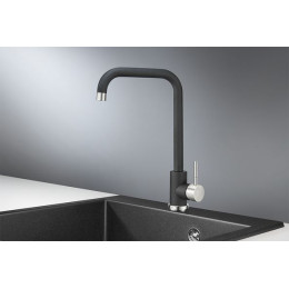 Смеситель для кухни GRANULA (ST-4033, ЧЁРНЫЙ)