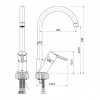 Смеситель для кухонной мойки IDDIS Kitchen Line (K11SB0Ji05)