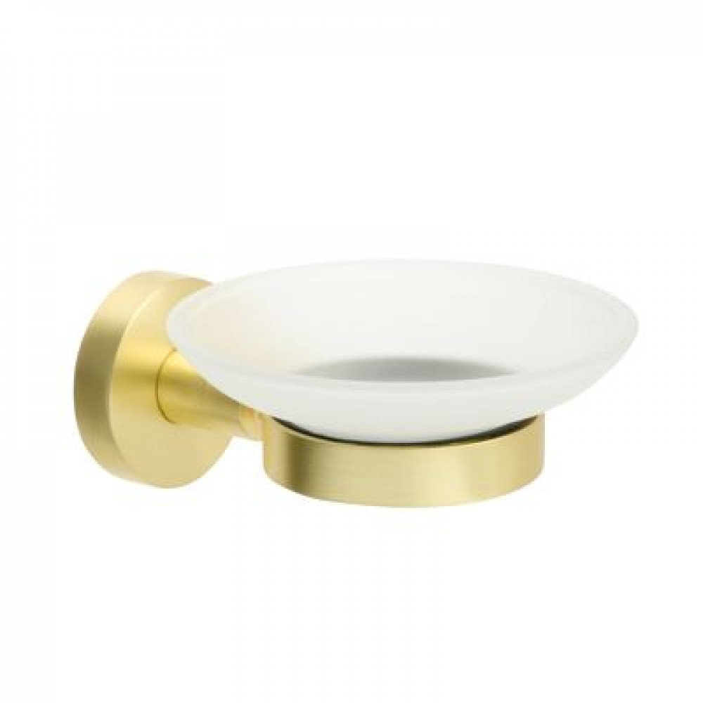 Мыльница стекло золото-сатин Fixsen Comfort Gold (FX-87008)