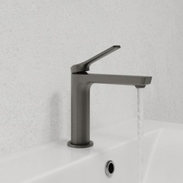 Смеситель для умывальника IDDIS Parker матовый графит (PARGM00i01)