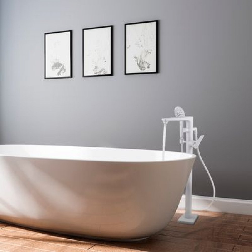 Смеситель Lemark Bronx для ванны напольный (LM3744MW)