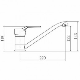 Смеситель для кухни FASHUN (A4263)