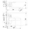 Смеситель для ванны Lemark Status (LM4414C)