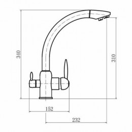 Смеситель для кухни FASHUN (A4399-20)