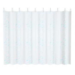 Шторка для ванны FASHUN бело-голубая расцветка (A8813)