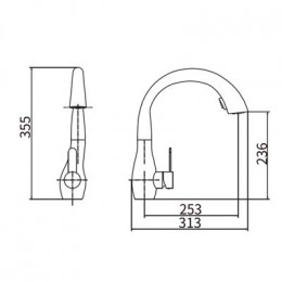 Смеситель для кухни FASHUN (A56016)
