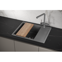 Кухонная мойка GRANULA ESTETICA (6202, ГРАФИТ)