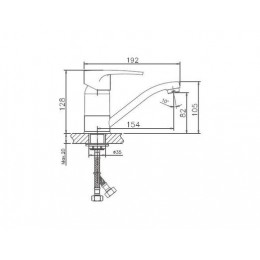 Смеситель для кухни Haiba (HB4565-2)