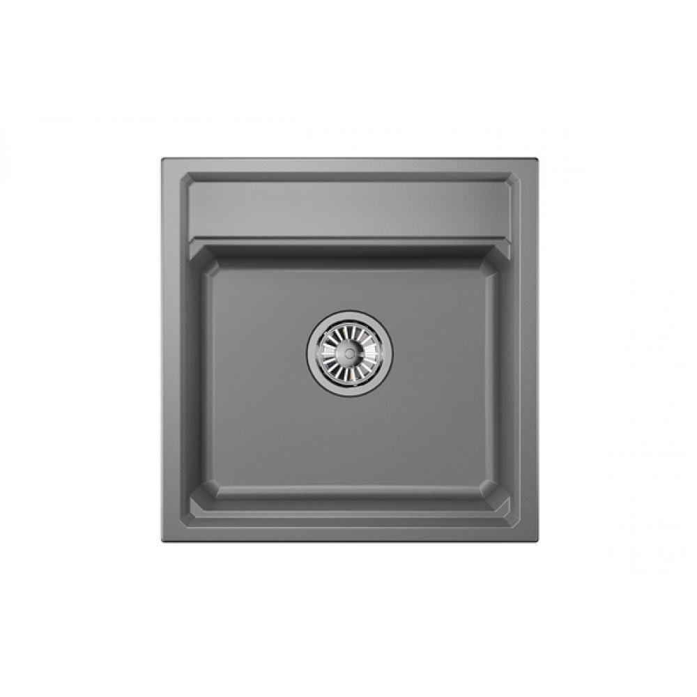 Кухонная мойка GRANULA Kitchen Space (5002, АЛЮМИНИУМ)