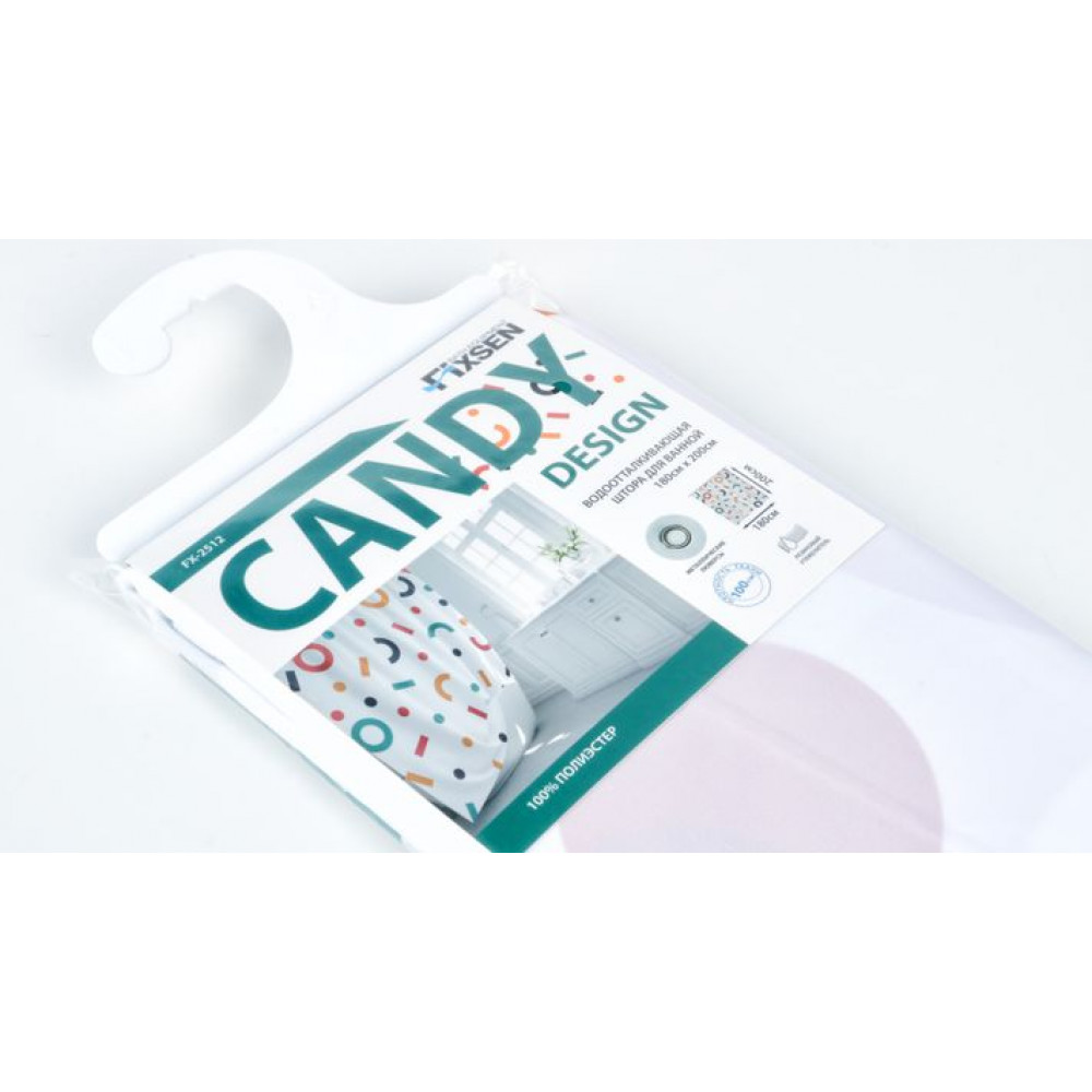 Штора для ванной Fixsen Design  Candy (FX-2512)
