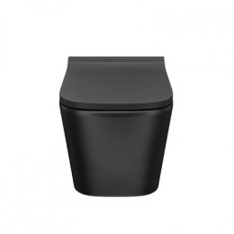 Унитаз подвесной IDDIS Bild, черный матовый (BILR2BMi25)