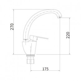 Смеситель для кухни FASHUN (A54119)