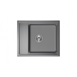 Кухонная мойка GRANULA Kitchen Space (6004, АЛЮМИНИУМ)