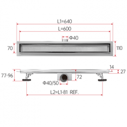 Дренажный канал FASHUN (A456004)
