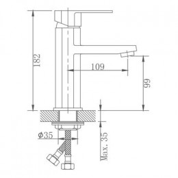 Смеситель для раковины Haiba (HB10806)
