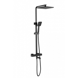Душевая система ESKO Singapore black с термостатом (STT5054 BL)