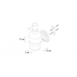 Дозатор жидкого мыла FIXSEN Retro (FX-83812)
