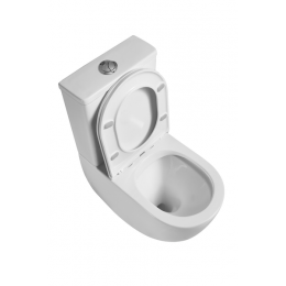 Унитаз-компакт безободковый D&K Matrix 630*365*840мм (DT1397016)