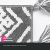 Коврик для ванной комнаты 50x80 микрофибра серый IDDIS Décor (DT01P58i12)