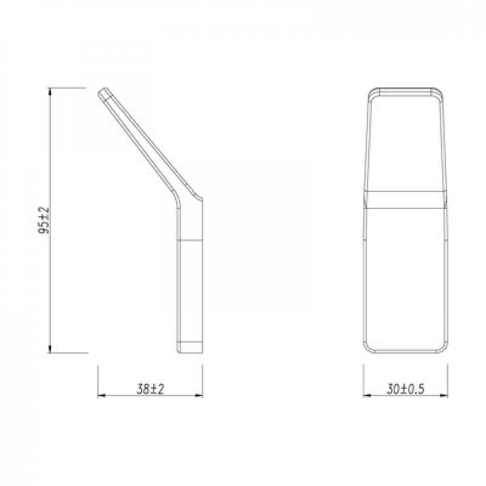 Крючок одинарный Lemark SMOOTH LINE для полотенец и халатов, хром (9711001)