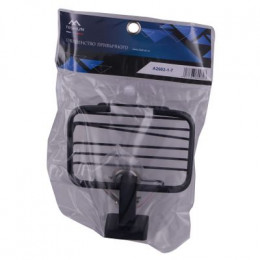 Мыльница решётчатая FASHUN чёрный (A2602-1-7)