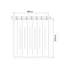 Штора для ванной IDDIS Base 200x180 см, Полиэстер (BX02P18i11)
