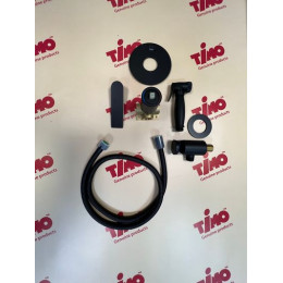 Смеситель встроенный с гигиеническим душем Timo Anni (2789/03SM) черный