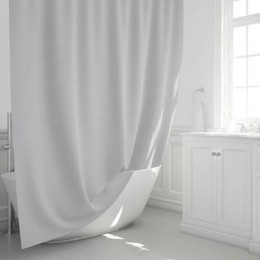 Шторка для ванной серая Fixsen Linum (FX-1535K)