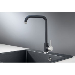 Смеситель для кухни GRANULA (ST-4033, ШВАРЦ)