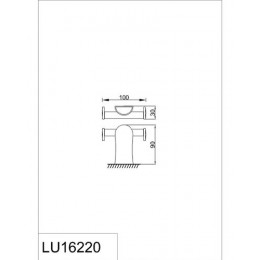 Крючок двойной RUSH Luson (LU16220)