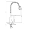 Смеситель для кухни Haiba (HB73304)