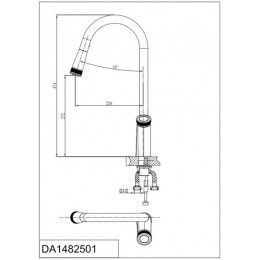 Смеситель для кухни DK Bayern.Alfeld (DA1482501)