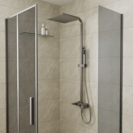 Душевая система, серый графит, DK Bayern.Liszt (DA1513706A04)