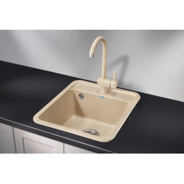 Кухонная мойка GRANULA Standart (4202, БЕЖЕВЫЙ)