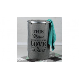 Корзина для белья FIXSEN серая (FX-1031А)