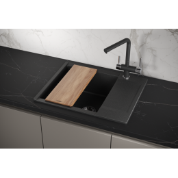 Кухонная мойка GRANULA ESTETICA (6202, ЧЁРНЫЙ)